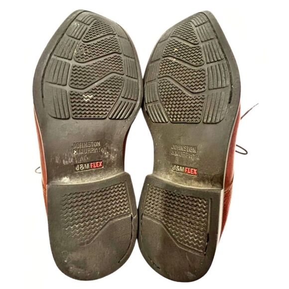 Johnston & Murphy Oxford Sheepskin Brown Leather Loafers Dress Shoes Mens 11 - Picture 6 of 10